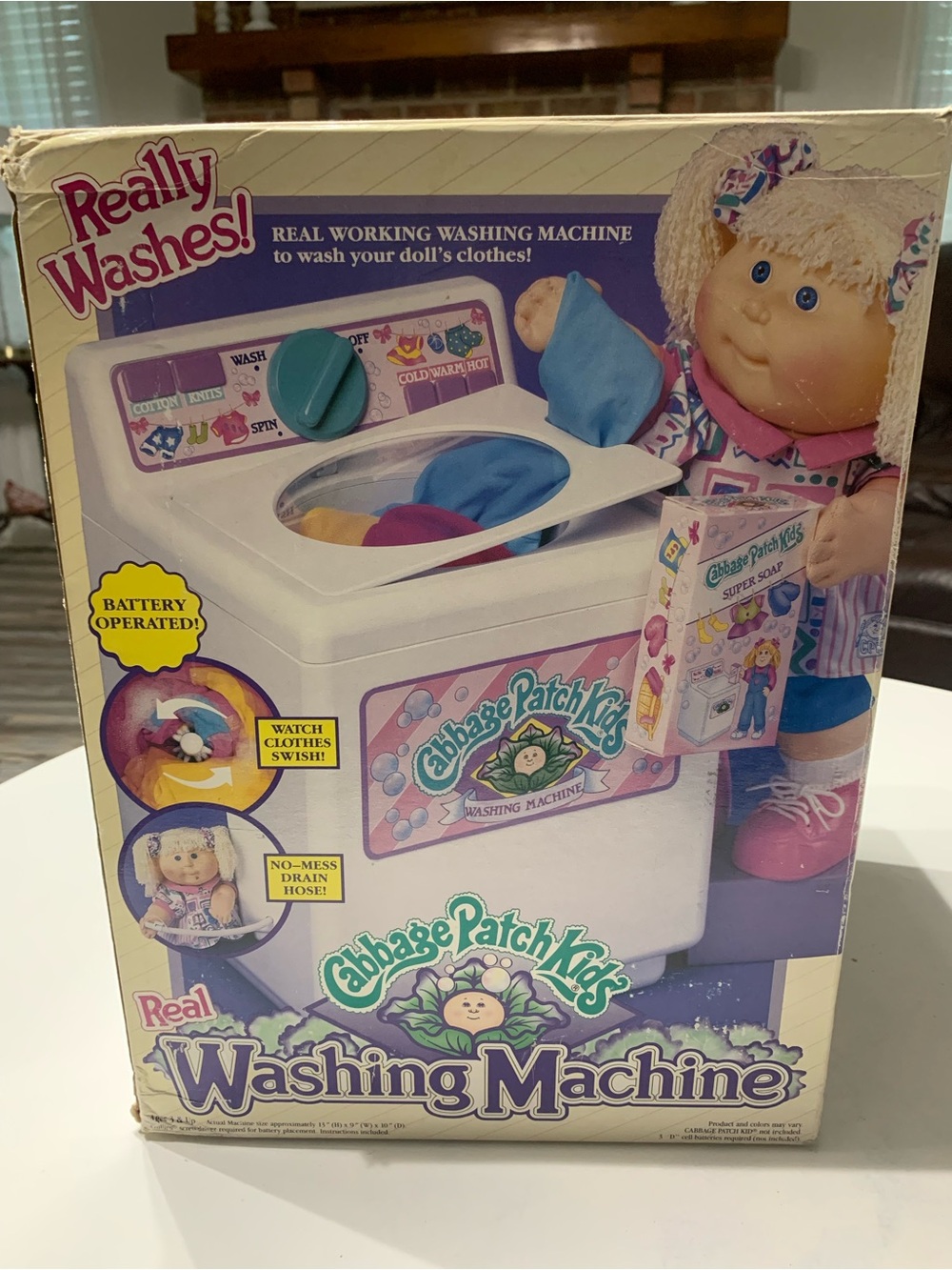 Hasbro Cabbage patch Kids vintage toy washing machine new